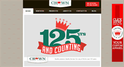 Desktop Screenshot of crownlinen.com